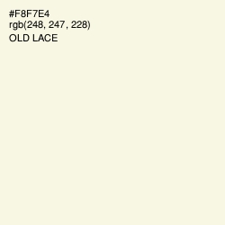#F8F7E4 - Old Lace Color Image